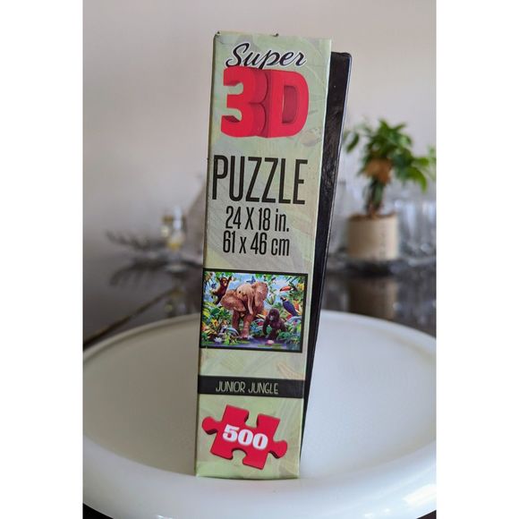 Hasbro Super 3D "Junior Jungle" Puzzle - 500 pcs. - Picture 12 of 12
